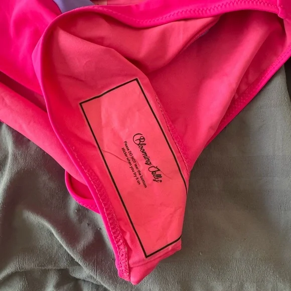 Blooming Jelly two piece bathing suit. Size large. - Picture 3 of 3